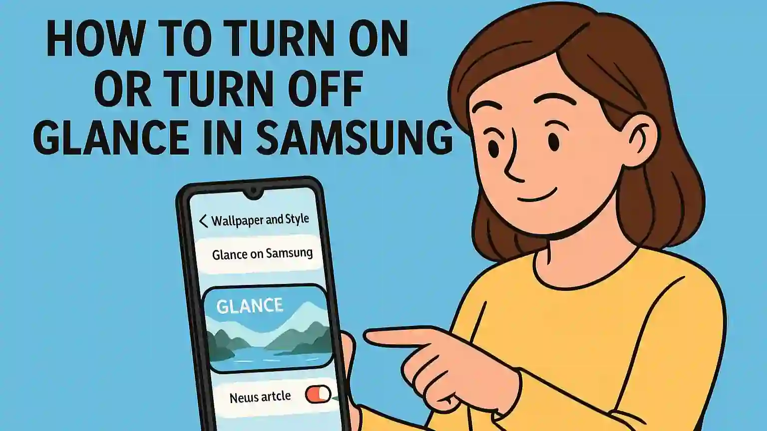turn off Glance on Samsung